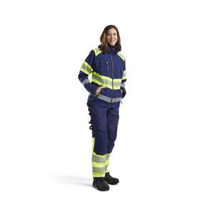 BLAKLADER - 440425138933L Chaqueta Softshell Hi-Vis para Mujer Azul marino/Amarillo-EAN 7330509849767 ROPA DE TRABAJO DE LA HI-VIS - Product Image 3