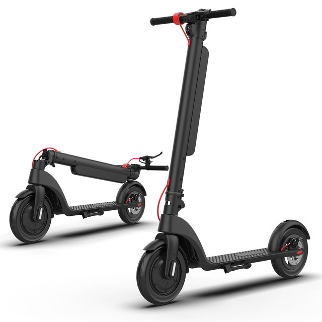 Electric Two-wheel Scooter Foldable Adult 10 Inch Aluminum Alloy Lithium Battery 120kg Strong Power Lightweight Commuting Car