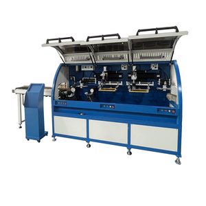 bibo High Automatic Two-Color Screen <b>Printing</b> <b>Machine</b> for Glass Ceramic Wine Bottles PLC Farm Core Label Printer - Product Image 3