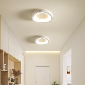 Plafonnier LED moderne minimaliste avec couvercle en acrylique, alimentation CA, blanc, <span class=keywords><strong>pour</strong></span> salon, couloir, entrée, <span class=keywords><strong>balcon</strong></span> - Product Image 1