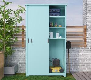 Armadi da giardino in metallo giapponese armadi da <span class=keywords><strong>balcone</strong></span> impermeabili <span class=keywords><strong>per</strong></span> esterni armadietto <span class=keywords><strong>per</strong></span> garage in acciaio - Product Image 3