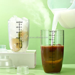 Commercio all'ingrosso a mano Shaker tazze di grado alimentare <span class=keywords><strong>in</strong></span> plastica per il fatto <span class=keywords><strong>in</strong></span> <span class=keywords><strong>casa</strong></span> di tè al limone Cocktail Shaker per uso Bar - Product Image 5