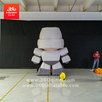 Personalizar Gigante Publicidad Inflable Dibujos Animados Modelo Personalizado Diseño IP Inflable Robot Transformador Dibujos Animados Inflables