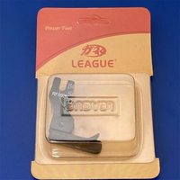 RF1/16N RF1/32N Pieds presseurs compensateurs en téflon (réguliers) pour machine à coudre à point d'arrêt à aiguille unique