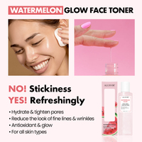 Cosmétiques de marque privée Produits pour le visage Soins de la peau Exfoliant Resserrement des pores Pastèque PHA AHA Glow Sérum Toner pour le visage Vente en gros
