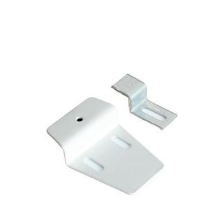<b>White</b> Metal Z Shape Hanging <b>Bracket</b> For Bathroom Vanity Wall Cabinet Installation Heavy Duty Adjustable Support Hardware - Product Image 3