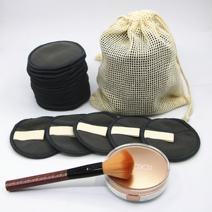 En gros meilleure qualité Trois couches en fibre de bambou réutilisable démaquillant pad pour les yeux - Product Image 3
