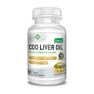 Private Label Ondersteuning Voor Hersenen, Hart, Ogen En Immuunsysteem Omega 3 Vetzuur Epa En Dha Leverolie Zachte Capsules