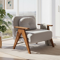 Canapé simple ou double pliable multifonctionnel de style nordique pour petits appartements, salon, bureau, balcon, tissu anti-griffures pour chat