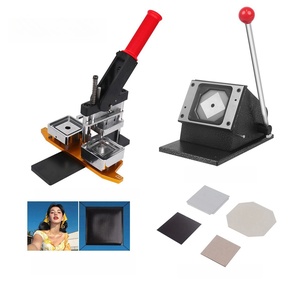 Máy làm và vật liệu làm nam châm dán tủ lạnh hình vuông, hình chữ nhật, kích thước 50*50mm, 63.5*63.5mm, 53*80mm, 65*90mm, 80*80mm - Product Image 1