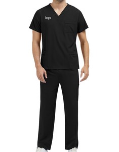 Vêtements médicaux personnalisés en gros, col en V, pour infirmières dentaires, hôpital, médecins, hommes et femmes, fabricants de blouses médicales - Product Image 4