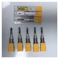 Foret droit en carbure de tungstène 2F personnalisé, adapté aux outils de fraisage CNC des outils de travail du bois, utilisé pour le traitement du bois