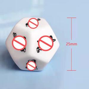 Juego sexual Dados eróticos Humor Juego de azar Amor Postura sexy 12 lados Dados sexuales Juguetes sexuales para pareja Regalo de juegos previos Juguete divertido para adultos - Product Image 3