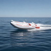 Bateau pneumatique à coque rigide en PVC HRR330 3,3 m 3 personnes Moteur hors-bord 15 CV Bateau de pêche Tender Sports nautiques CN