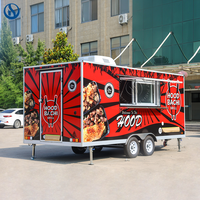 Remorque alimentaire commerciale Honlu – Unité de concession mobile pour la restauration de rue, les événements extérieurs, les services de restauration éphémère et de marché