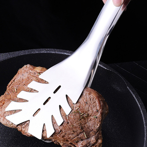 Espátula de cocina SF27 de acero inoxidable 201, espátula ranurada de 32 cm, herramienta de cocina doméstica duradera - Product Image 2