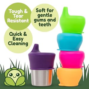 Tapa de Silicona Mejorada 2025 para Vasos con Apertura y Cierre con un Clic, a Prueba de Fugas y Polvo, Apta para Cualquier Vaso - Product Image 2
