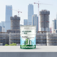 Peinture de construction inorganique à base d'eau, lavable et écologique, durable, certifiée ISO, revêtement décoratif pour murs intérieurs, personnalisable