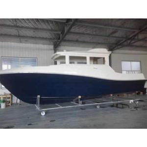 Yacht de pêche bateau essence moteurs à essence <span class=keywords><strong>hors</strong></span>-<span class=keywords><strong>bord</strong></span> 32ft frp grp frberglass grande cabine travailler autour - Product Image 2