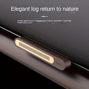 Keluaran baru versi Cologne laut padat Tesla, klip ventilasi penyebar aroma mobil kayu paduan aluminium tersedia - Product Image 5