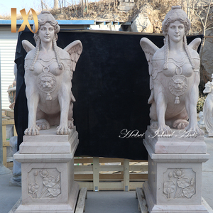 Estatua esférica de piedra para decoración de jardín, estatua <span class=keywords><strong>egipcia</strong></span> de tamaño real para exteriores - Product Image 3