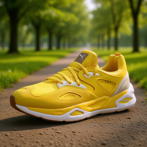 Zapatillas de running Puma Trc Blaze D South para hombre, parte superior de malla amarilla, suela de goma, entresuela de EVA, ropa deportiva de verano - Product Image 2