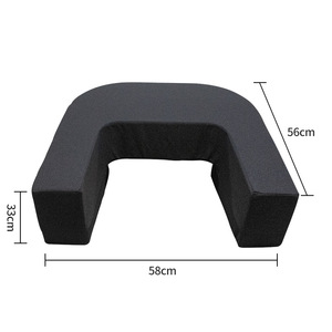 Du Babo Sponge Pillow Rectangle Ergonomic Reading <b>Bed</b> Rest <b>Cushion</b> With Pocket For Study And Game Support - Product Image 2