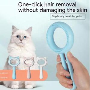 Gran oferta, peine de depilación de doble cara para mascotas, cepillo de masaje de limpieza para mascotas, herramienta de aseo para perros y gatos - Product Image 3