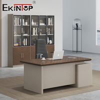 Bureaux de direction modernes Ekintop pour ordinateur, en bois, pour cadres, ensemble de luxe avec chaises et table, mobilier de bureau