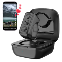 Télécommande sans fil en forme d'anneau pour tourner les pages, déclencheur d'appareil photo, BT5.3 rechargeable pour iPhone, iPad, tablette Android, lecture d'e-book