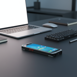 Terminal de données mobile PDA portable avec écran IPS de 5,5 pouces, <span class=keywords><strong>scanner</strong></span> de codes-barres 1D/2D <span class=keywords><strong>QR</strong></span>, F502, 16 Go/4 Go de mémoire, en stock - Product Image 1