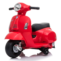 Moto électrique sous licence pour enfants de 3 à 8 ans, alimentée par batterie, en plastique, cadeau pour enfants