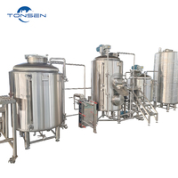 Système d'équipement de microbrasserie 200L 300L 500L 600L 800L 1000L pour la bière artisanale