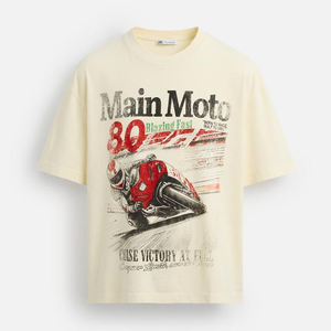 Vente en gros de t-shirts en coton de haute qualité pour hommes streetwear t-shirt boxy t-shirt épais délavé pour hommes surdimensionné - Product Image 1