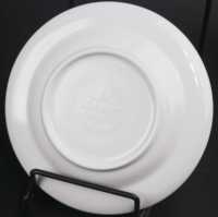 Assiette à soupe en porcelaine blanche domestique de haute qualité à bas prix