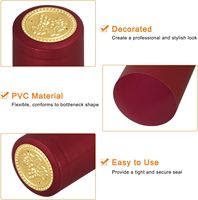 Capsules thermorétractables en PVC personnalisées en gros, échantillon gratuit pour bouteille en verre