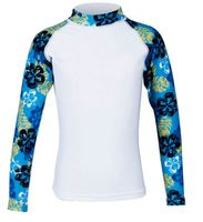Maillots de bain pour enfants, filles, manches longues, protection solaire UPF50+, haut de maillot de bain, chemises de protection contre les éruptions cutanées