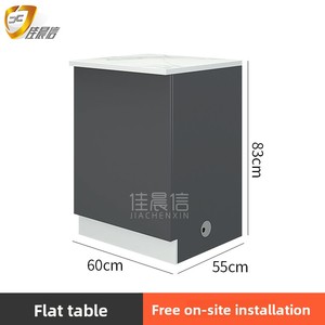 Mostrador de Caja para Tienda de Conveniencia Hongbai, Barra de Supermercado, Mesa Esquinera Comercial de Madera para Tienda, Almacenamiento Personalizable - Product Image 6