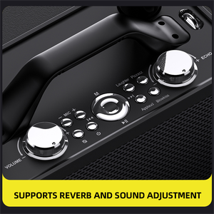 Altavoz de karaoke con micrófono y altavoces de karaoke portátiles inalámbricos para fiestas - Product Image 3