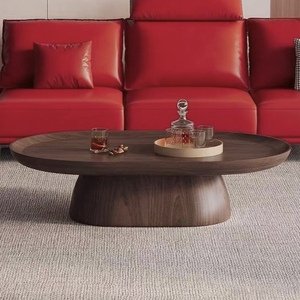 Tavolino da Caffè in Legno Impiallacciato, Stile Mid-Century Retro Wabi-Sabi, <span class=keywords><strong>per</strong></span> <span class=keywords><strong>Piccoli</strong></span> Soggiorni, Arredamento Casa, Vendita Diretta dalla Fabbrica - Product Image 2