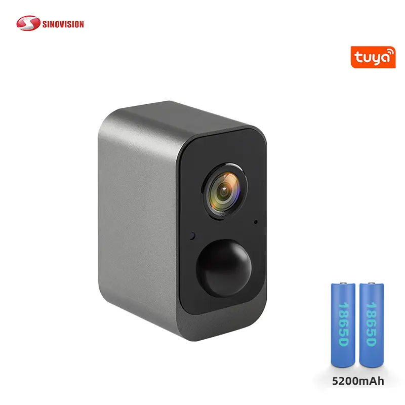 Promotie Hd 1080P 2.0mp Smart Wifi Camera Batterij Draadloze Home Security Mobiele Huisdier Babyfoon Ip Camera