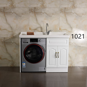 Mobile <span class=keywords><strong>Lavanderia</strong></span> Personalizzato <span class=keywords><strong>con</strong></span> Lavabo per <span class=keywords><strong>Lavatrice</strong></span> - Product Image 6
