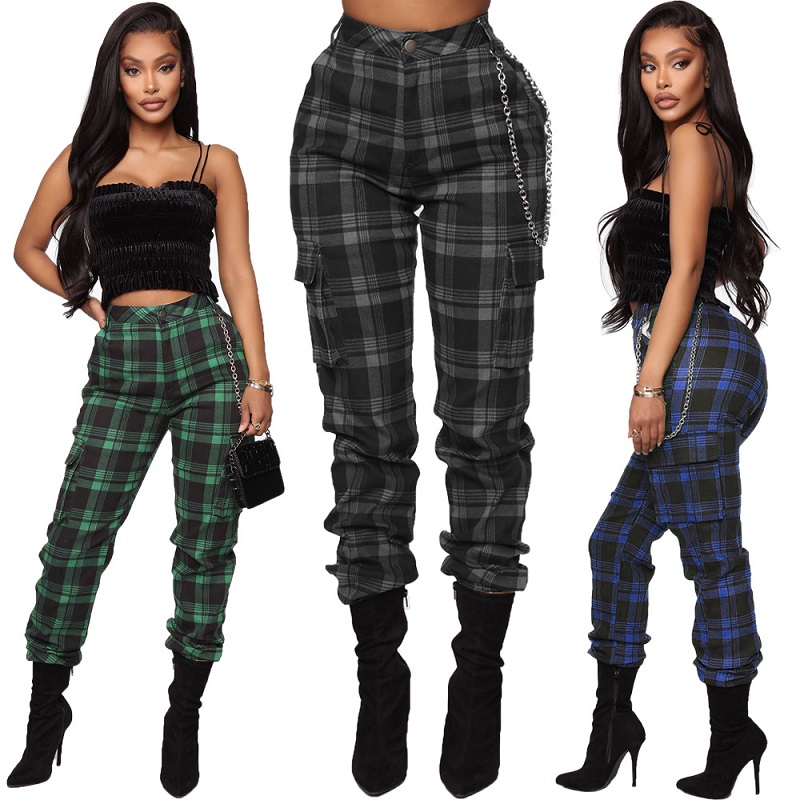 Venta al por mayor pantalones a cuadros para dama-Compre online los mejores  pantalones a cuadros para dama lotes de China pantalones a cuadros para dama  a mayoristas | Alibaba.com