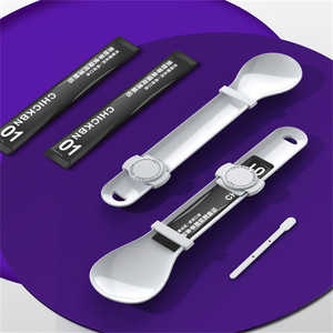 Cuillère à friandises pour chat, matériau de qualité alimentaire arrondi pour l'alimentation des chats - Product Image 2