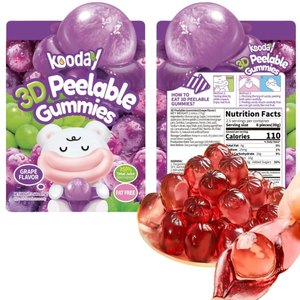 Bonbons Halal Délicieux à la Pêche, à la Mangue, aux Raisins, Gommes à Fruits Pelables, Bonbons Gommeux Pelables, Caramelos - Product Image 6