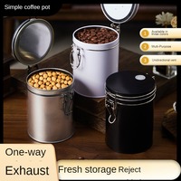 Boîte de conserve hermétique de qualité alimentaire pour noix, grains de café, avec valve de dégazage