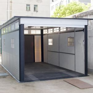 Contenedor Prefabricado para Garaje de Autos y Motocicletas, Cobertizo de Almacenamiento Exterior para Patio Trasero - Product Image 5