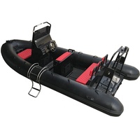 Bateaux pneumatiques en aluminium allemands RIB 16 pieds RIB 500 PVC/Hypalon Bateau pneumatique à vendre
