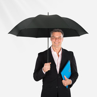 Parapluie de golf droit professionnel à ouverture manuelle, 27 pouces, 8 baleines, avec protection UV à 99%, ultra-léger 257g, et abat-jour surdimensionné de 120cm