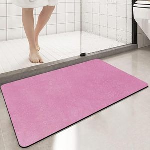 Tapis de bain en polyester super absorbant, séchage rapide, antidérapant, épais, couleur unie moderne, fabriqué à la machine, pour la maison, la salle de bain, rectangulaire, antidérapant - Product Image 1